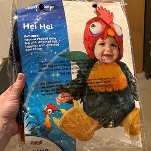 Disney Hei Hei Infant Costume with Red and Black